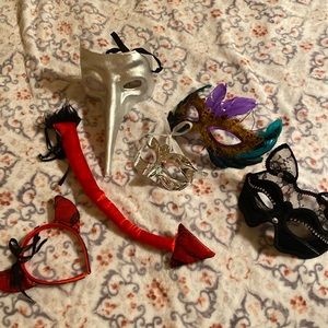 Assorted masks